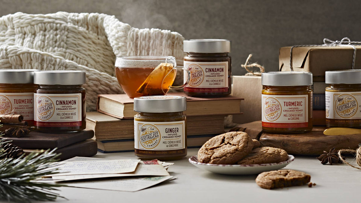Heritage Bee Co. - Cinnamon Creamed Honey - 300 g (10.6 oz)