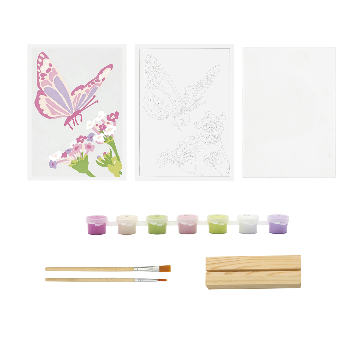 pierrebelvedere.com - PAINT BY NUMBER ACRYLIC SURFACE KIT- BUTTERFLY