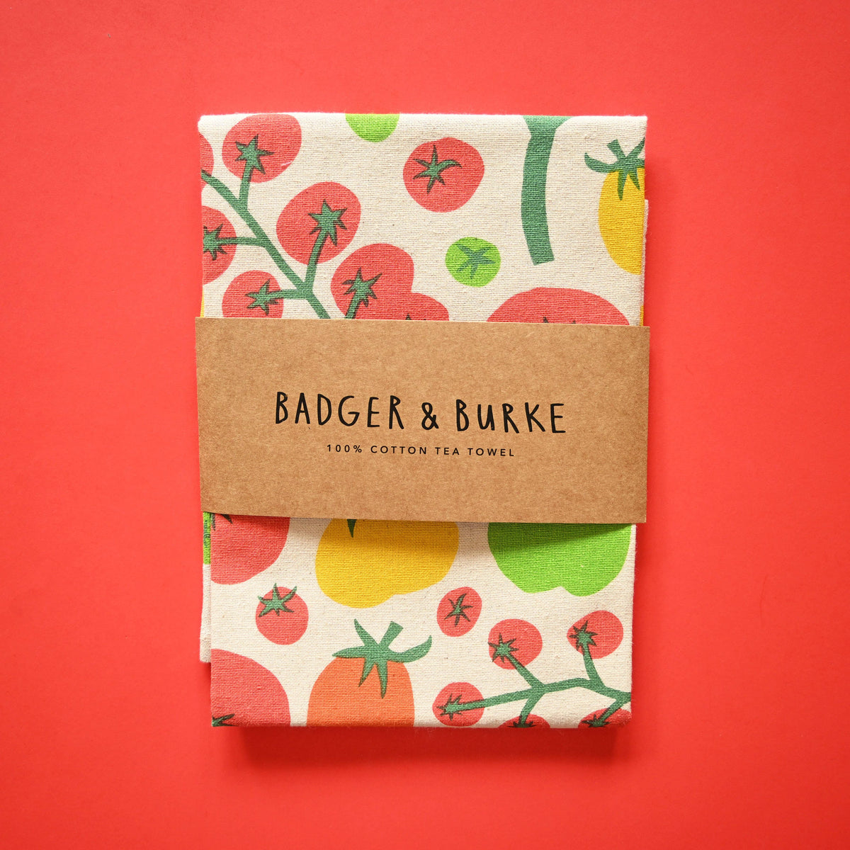 Badger & Burke - Tomato Tea Towel