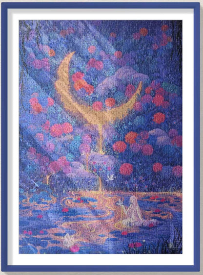 WEVE - Forest in moonlight | WEVE Puzzle | 1000 Pieces