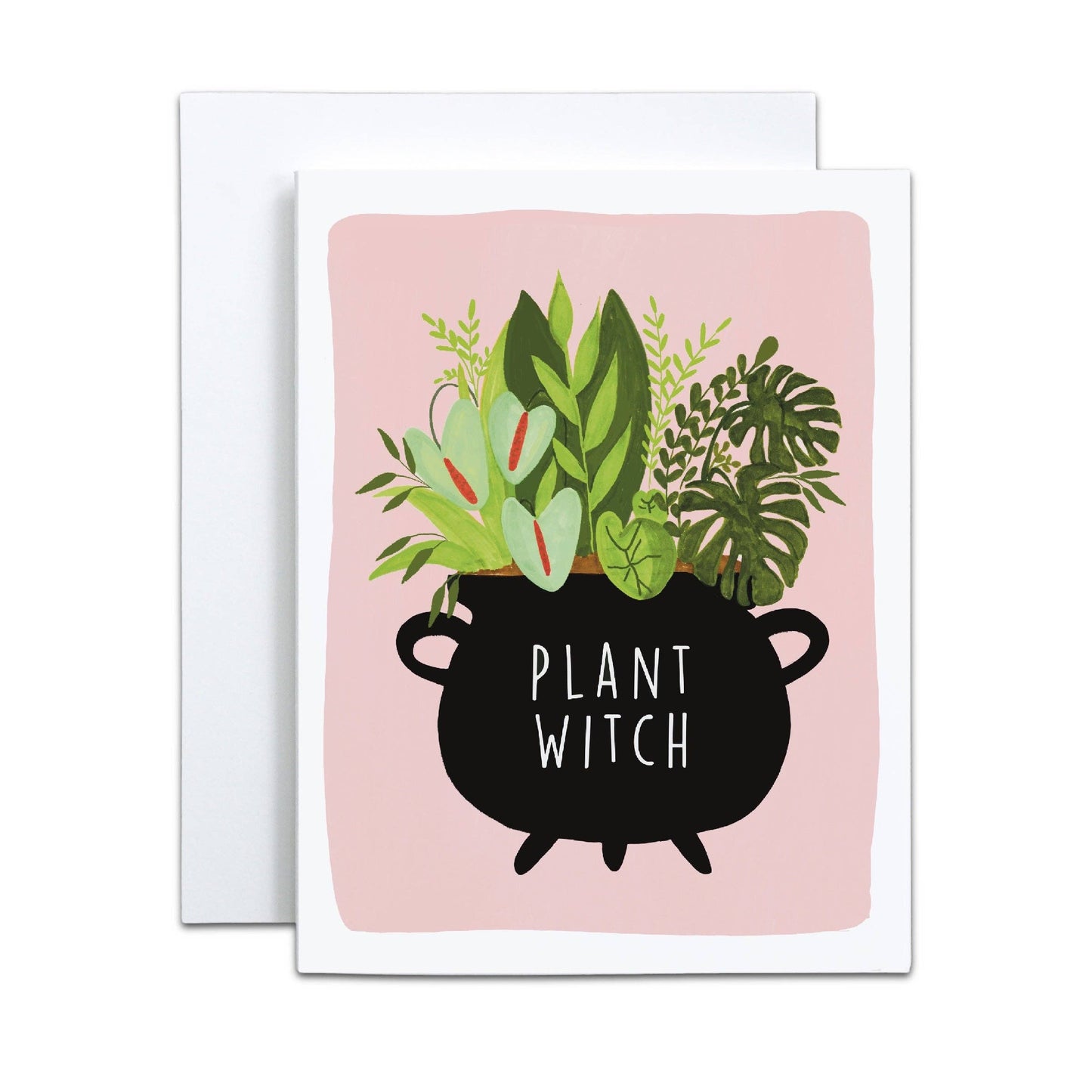 Nabeela Rumi - Plant Witch greeting card Made in Edmonton Alberta