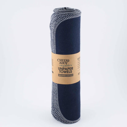 Cheeks Ahoy - Organic Brushed Cotton Non•Paper Towels: Berry Pie / 6-pk