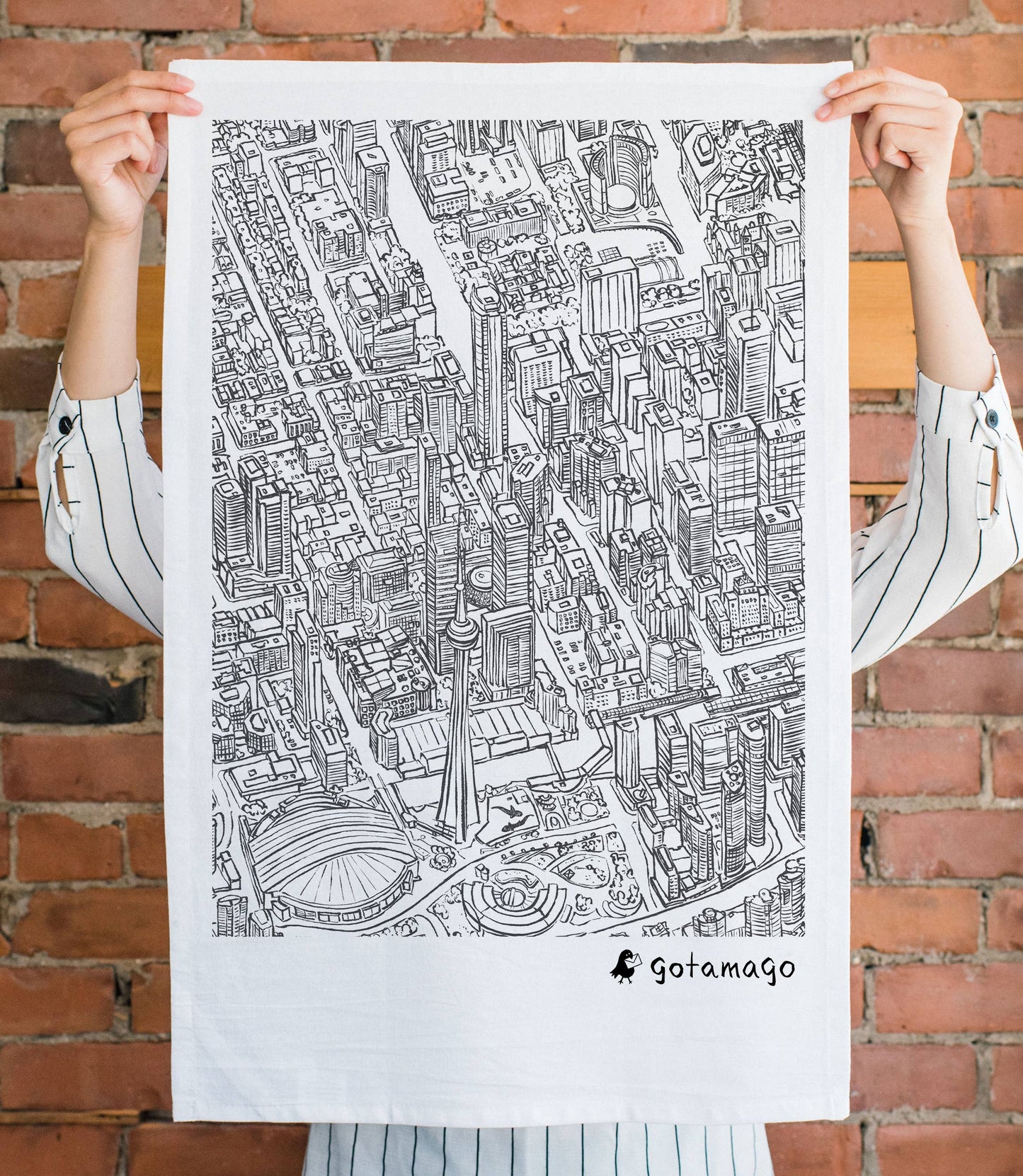 Toronto Lines - Tea Towel