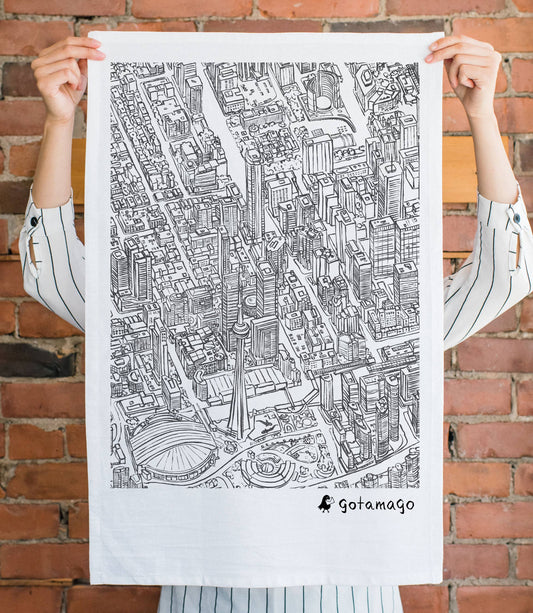 Toronto Lines - Tea Towel