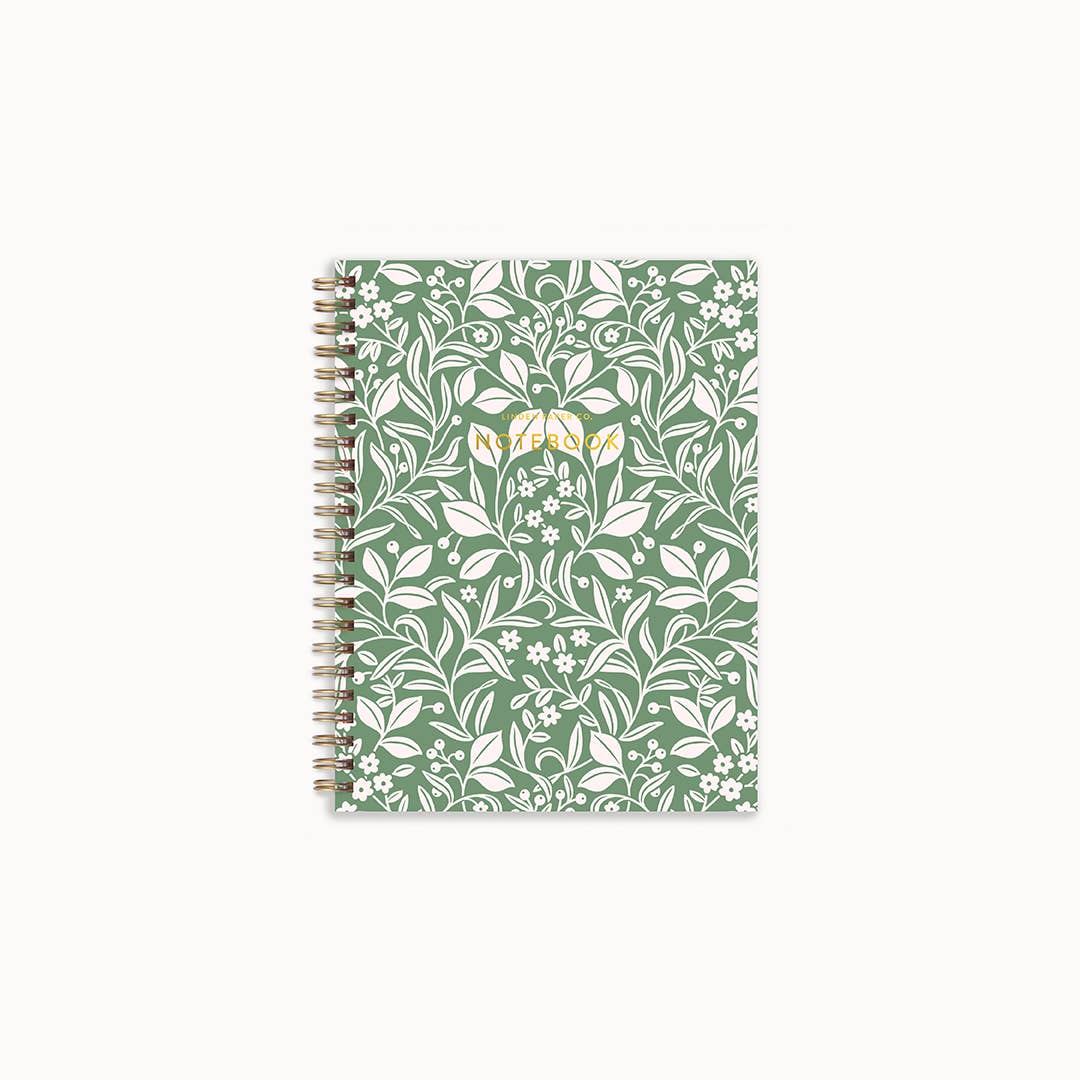 Meadowlace Notebook Spiral Lined Notebook