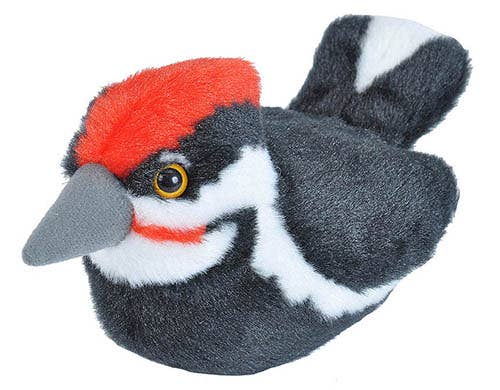 Wild Republic - Audubon II Pileated Woodpecker Stuffed Animal W Sound 5.5"