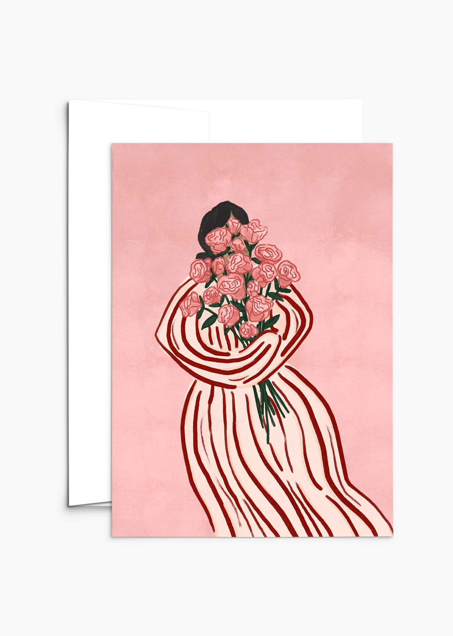 Mimi & August - Bouquet of Roses - Greeting Card