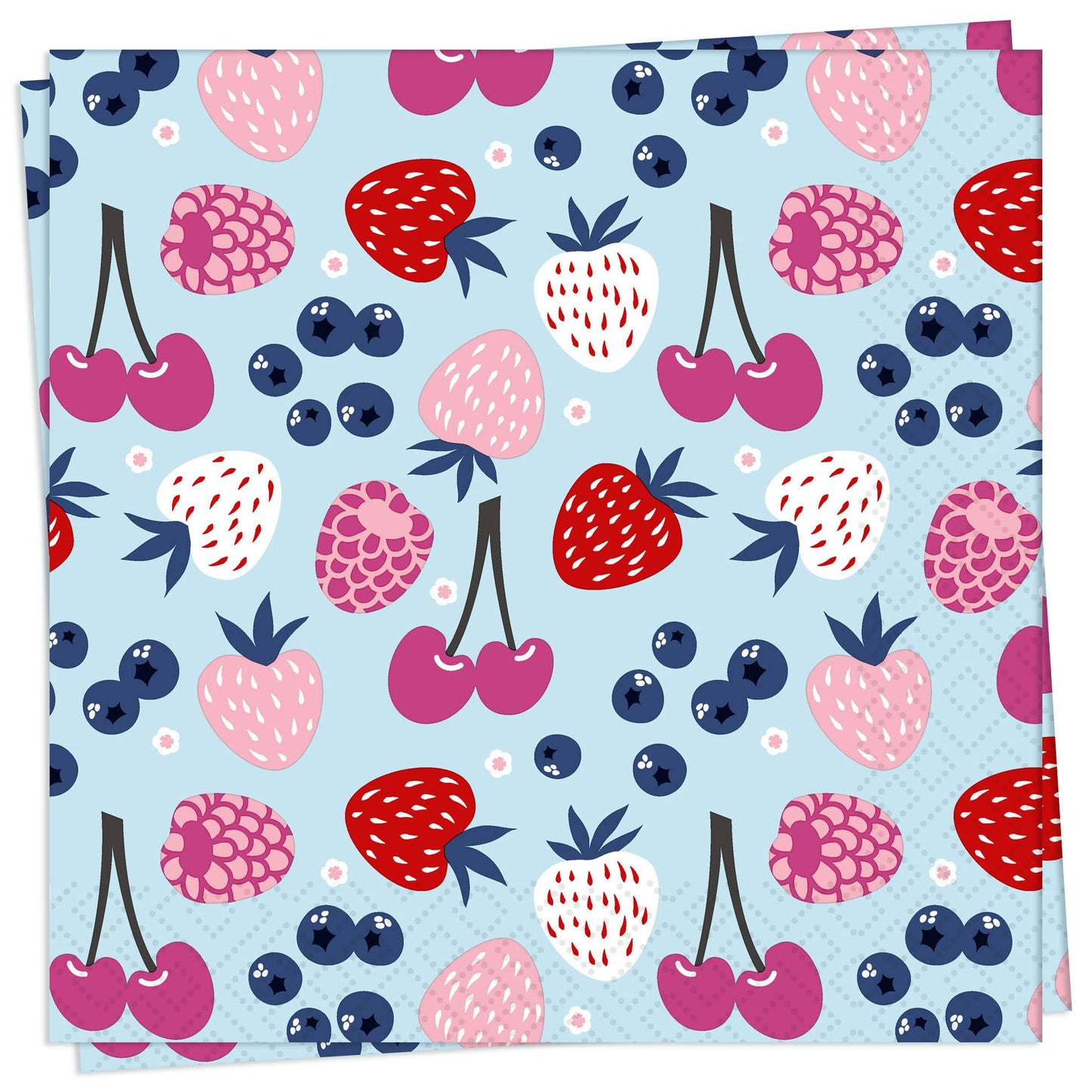 Twilight Collection - Berries Sundae Luncheon Napkin