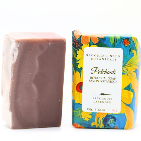 Blooming Wild Botanicals - Patchouli Botanical Soap - Bath Bar - XL Bar