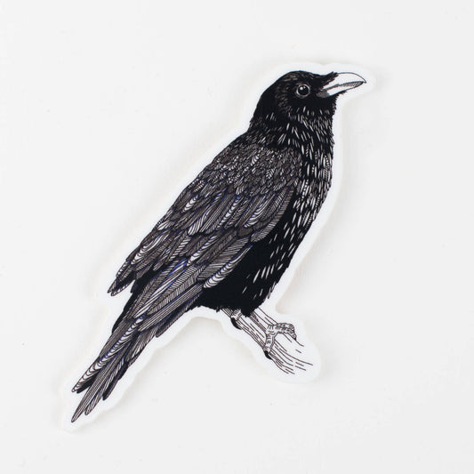 Letterpress - Sticker: Raven