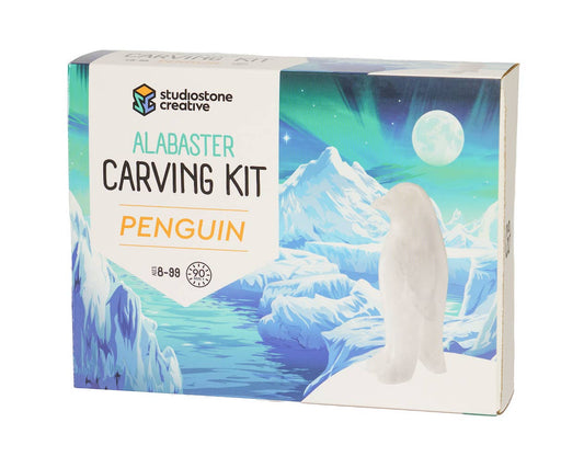 Penguin Alabaster carving kit