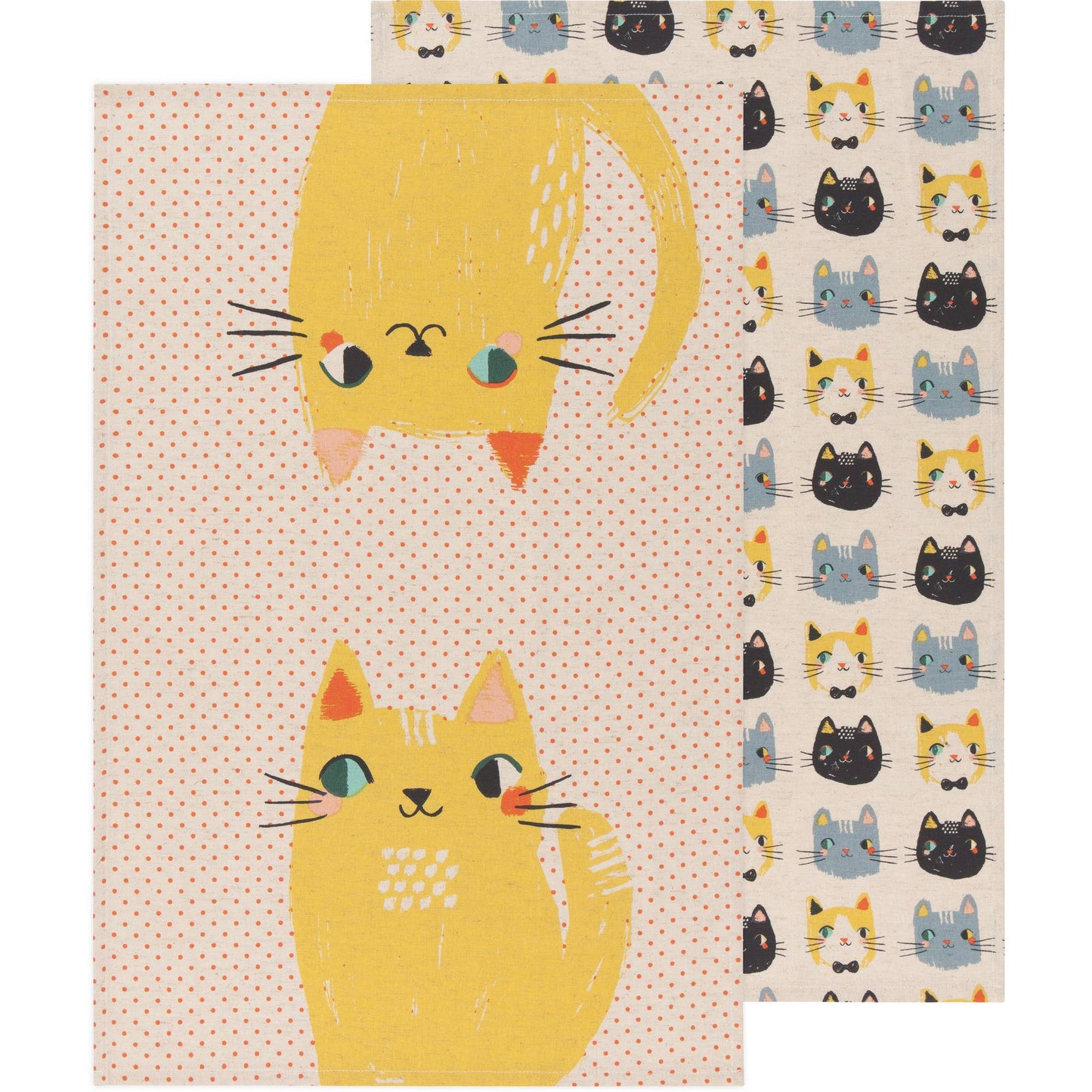 Danica Brands - Danica Studio Meow Meow Cats Kitchen Towel Set of 2