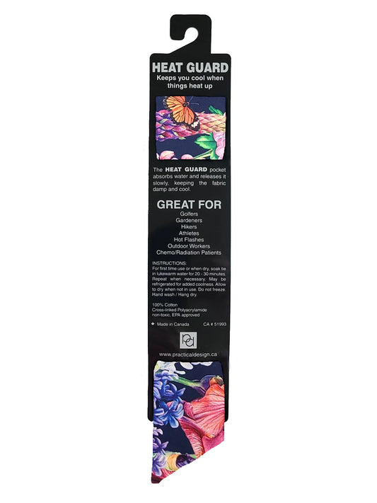 Cooling Tie - Butterfly Garden
