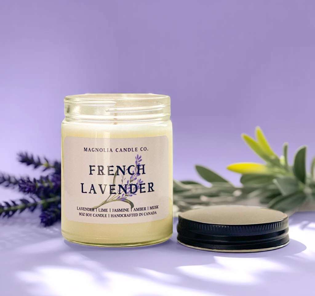 Magnolia Candle Company - French Lavender - Summer | Spring Candle 8oz