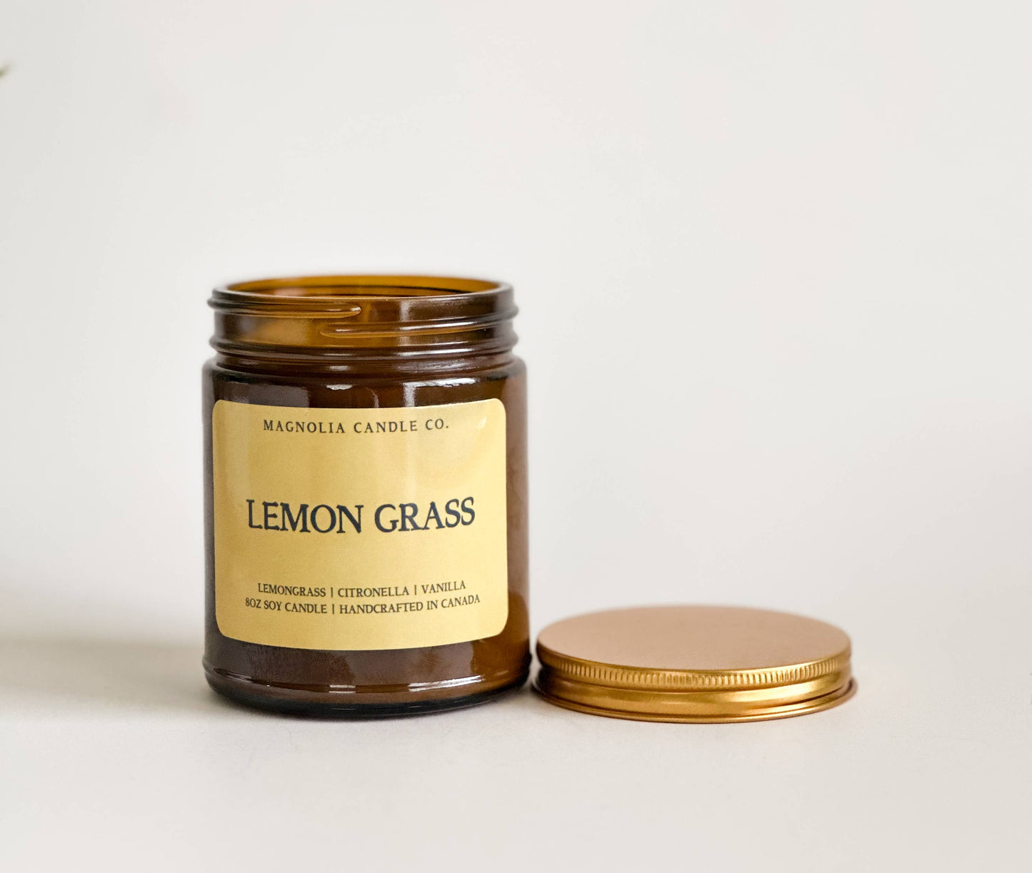 Magnolia Candle Company - Lemon Grass | Summer | Spring Candle 8oz