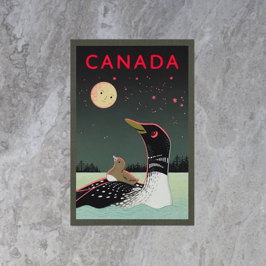 JooJoo Paper - Loon of Canada Postcard