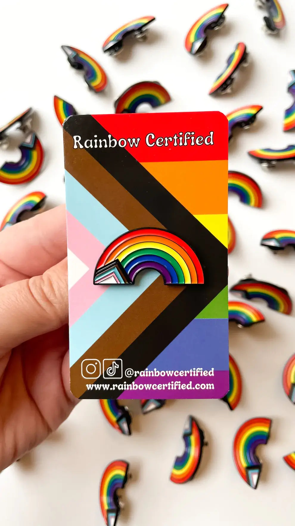 Rainbow Certified - Progressive Rainbow Pin