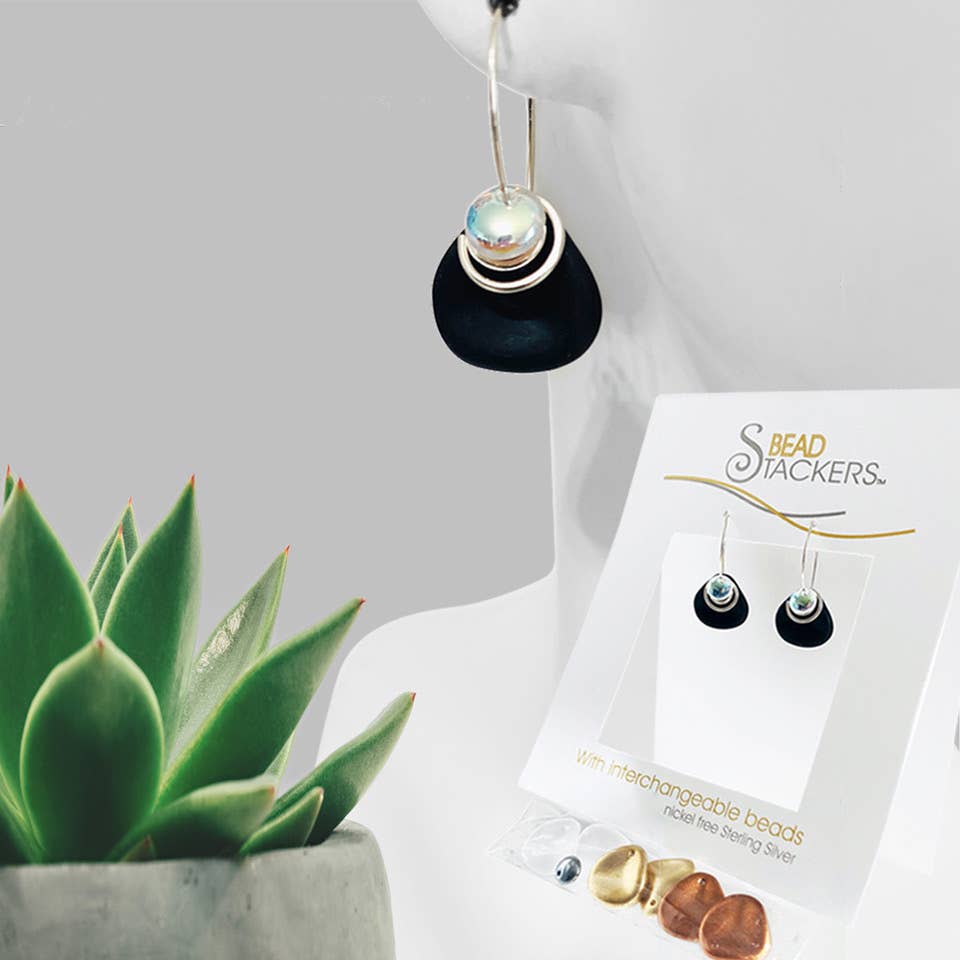 Conversations in Jewellery - PT34 - Earrings come with 4 interchangeable colours. 