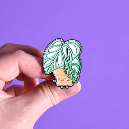 Monstera adansonii Enamel Pin