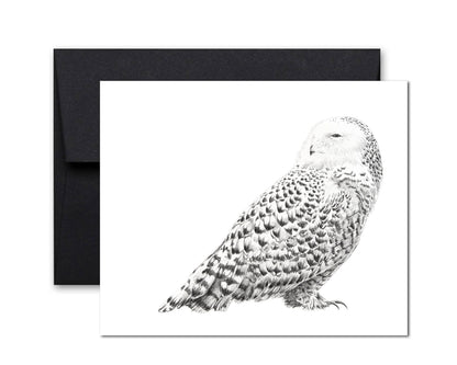 LE NID atelier - Snowy Owl Greeting Card