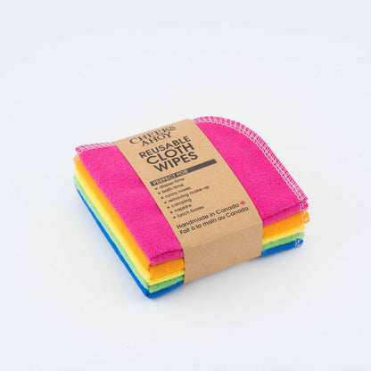 Cheeks Ahoy - Cloth Wipes: Warm Neutral Navy / 10pk