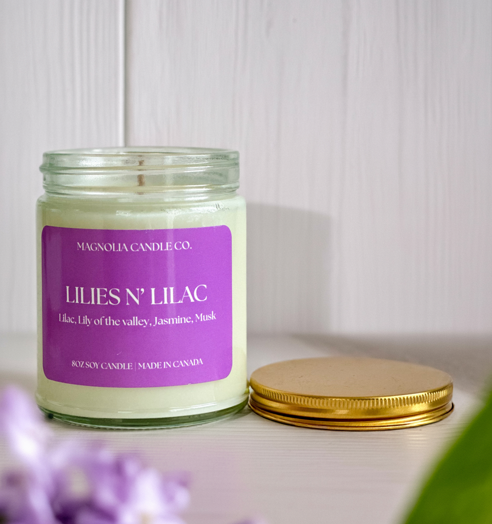 Magnolia Candle Company - Lilies + Lilac - Summer | Spring Candle 8oz