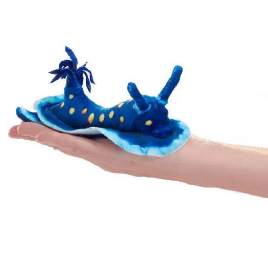 Mini Finger Puppet Blue Nudibranch