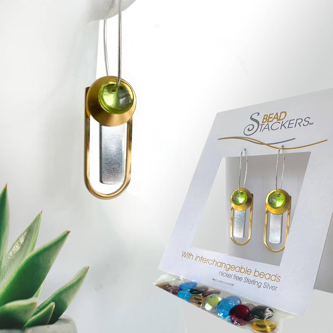 Conversations in Jewellery - RTSG42 - Earrings come with 9 interchangeable colours.