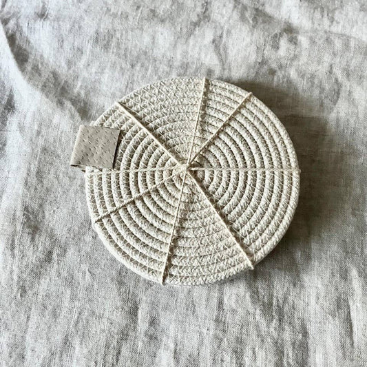 White Rope Coasters