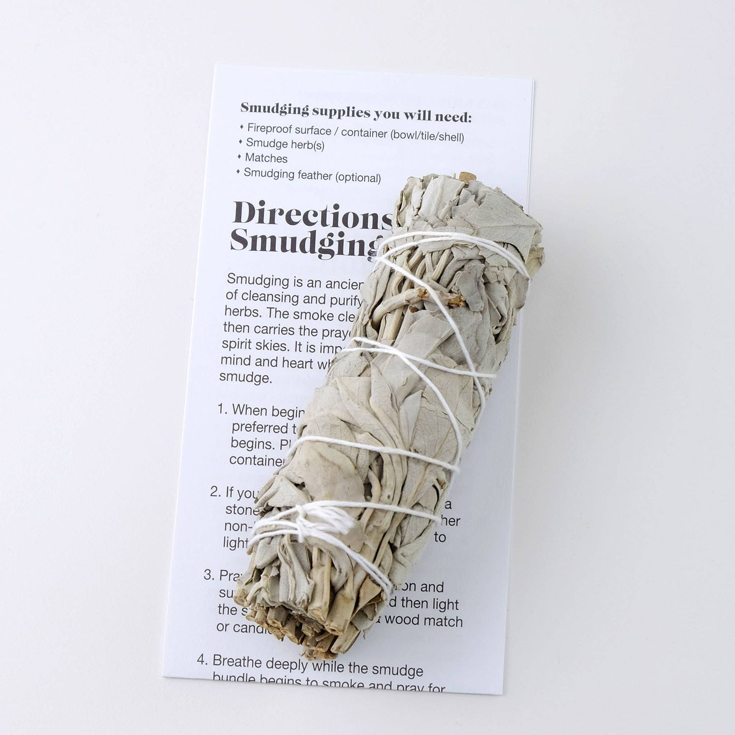 Monague Indigenous Crafts & Gifts - Smudge - Small Sage