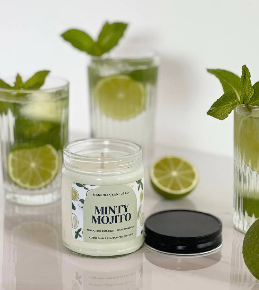 Magnolia Candle Company - Minty Mojito - Summer | Spring Candle 8oz
