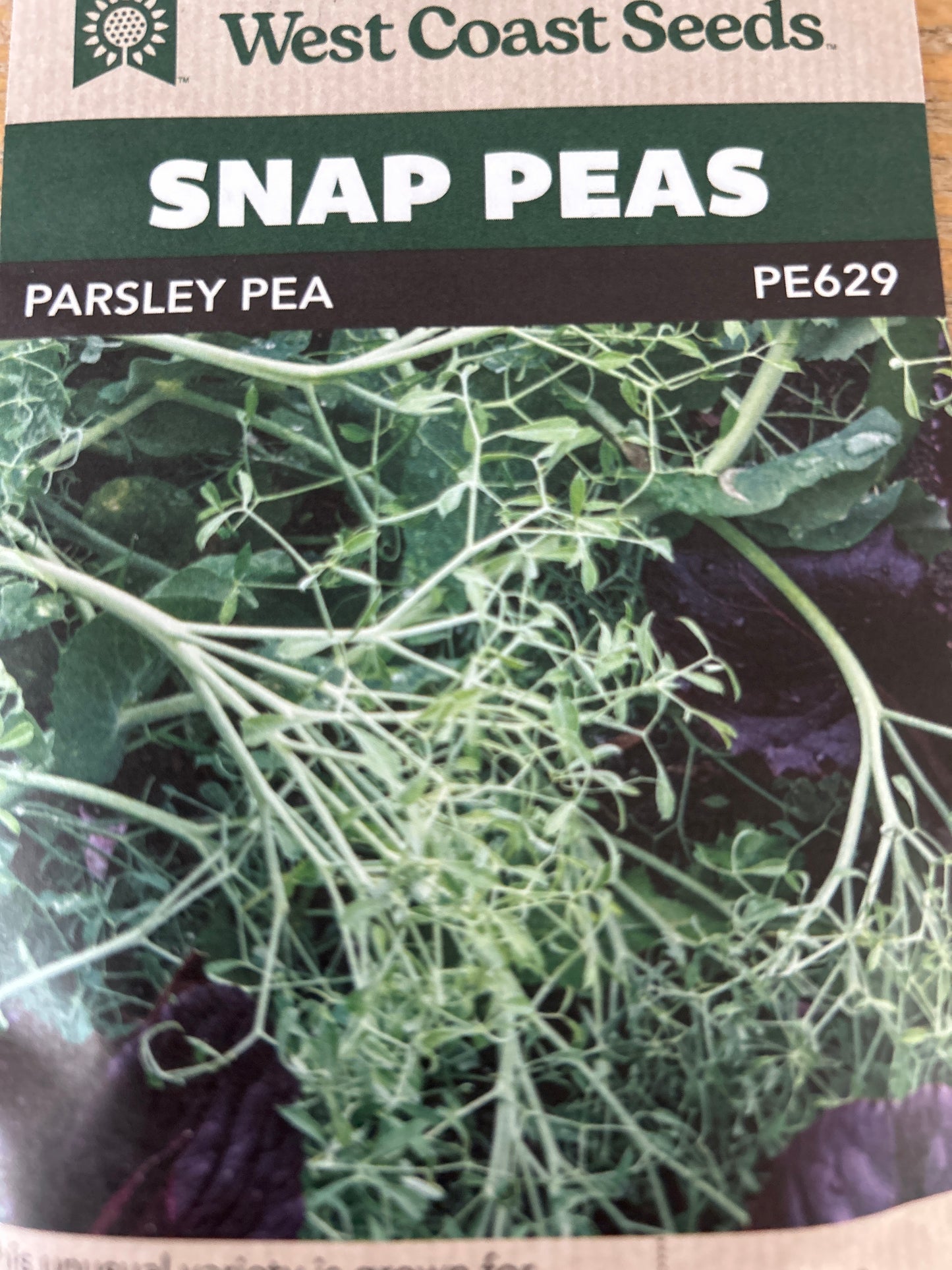 Snap Pea Parsley Pea