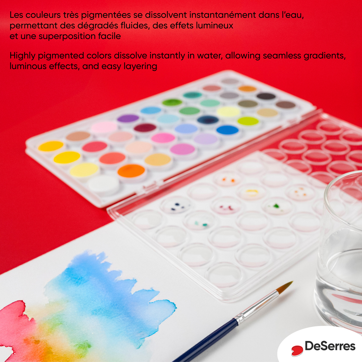 pierrebelvedere.com - 36 COLOURS WATERCOLOUR SET