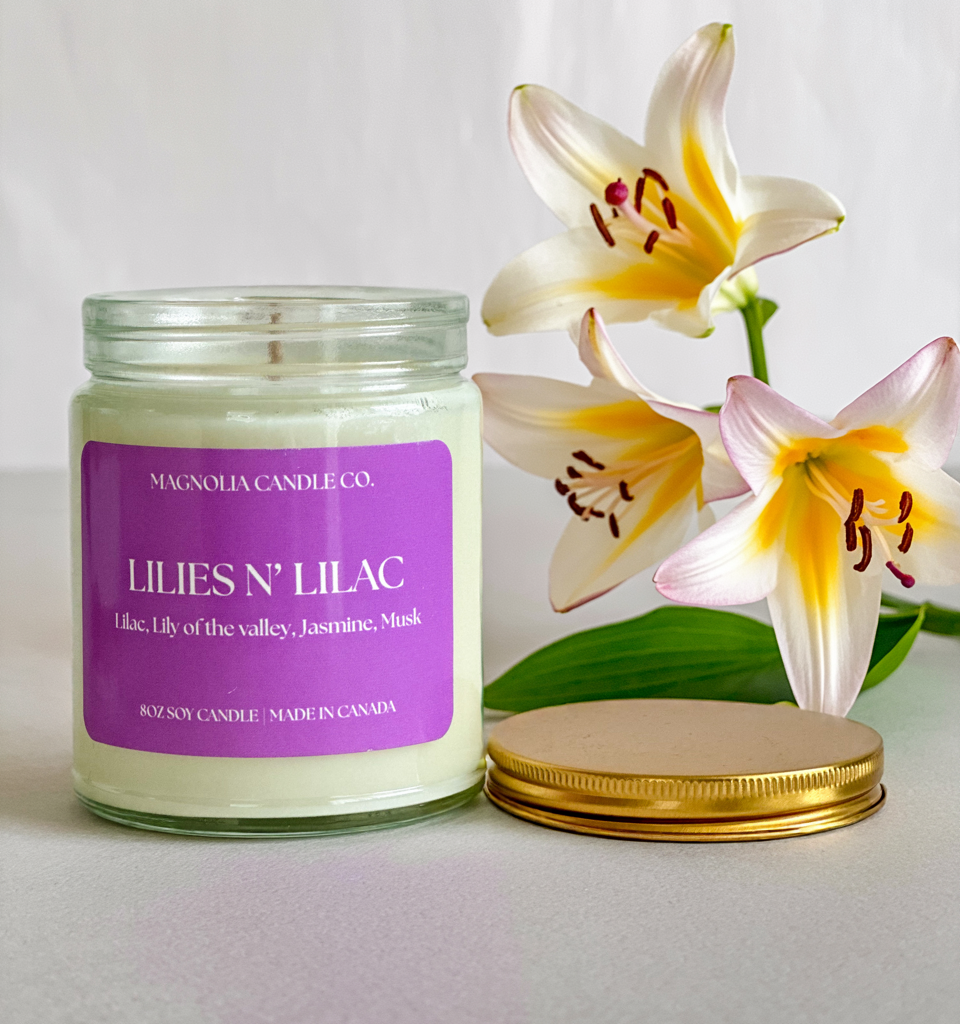 Magnolia Candle Company - Lilies + Lilac - Summer | Spring Candle 8oz