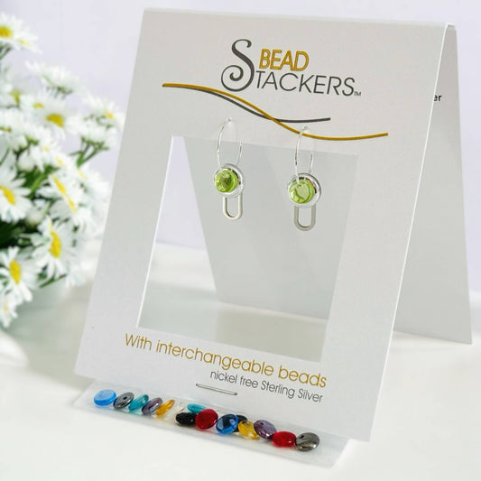 Earrings come with 9 interchangeable colours PC25