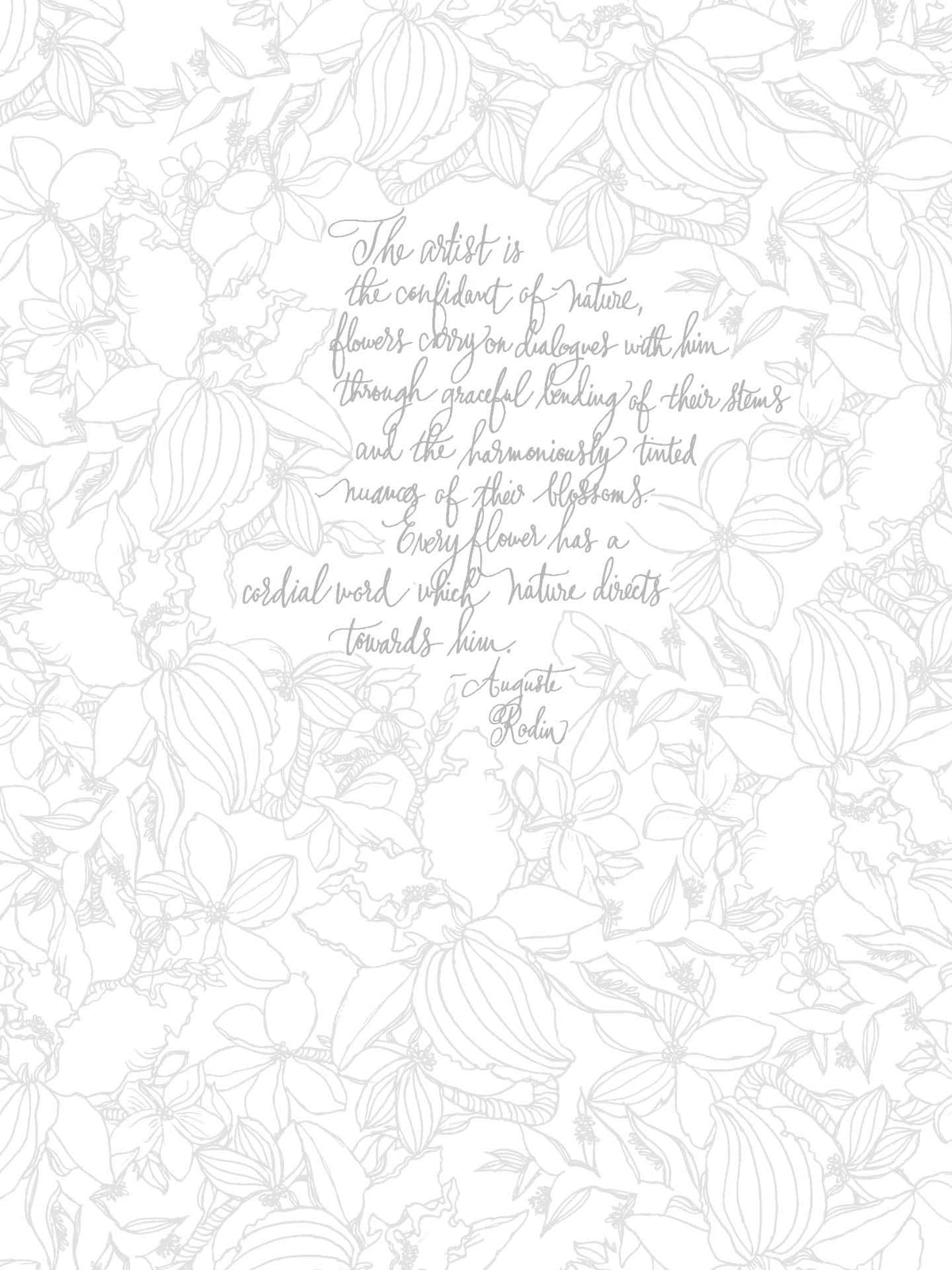 Schiffer Publishing - Painterly Days: The Flower Watercoloring Book for Adults