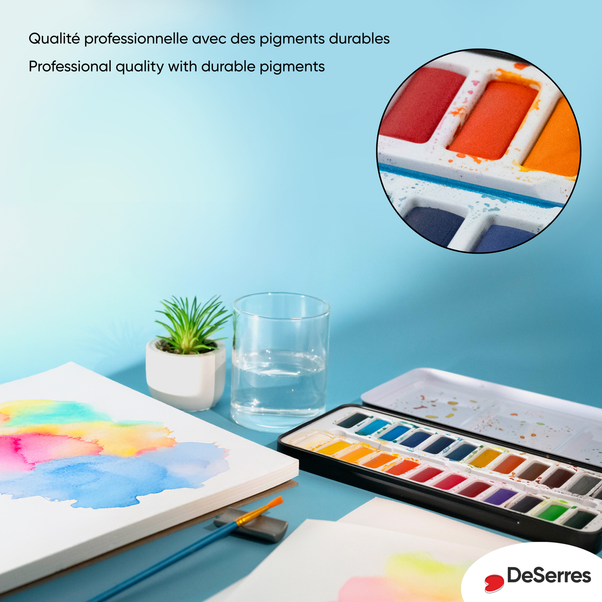 pierrebelvedere.com - WATERCOLOUR KIT- 24 HALF PANS