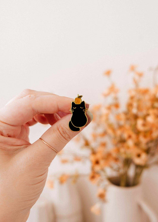 Mimi & August - Clementine Cat Enamel Pin