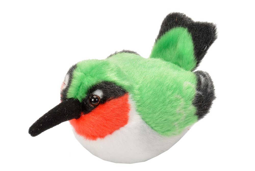 Wild Republic - Audubon II Ruby Throat Hummingbird Animal W Sound 5.5"