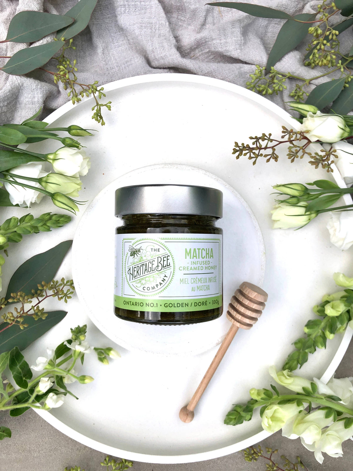 Heritage Bee Co. - Matcha Creamed Honey