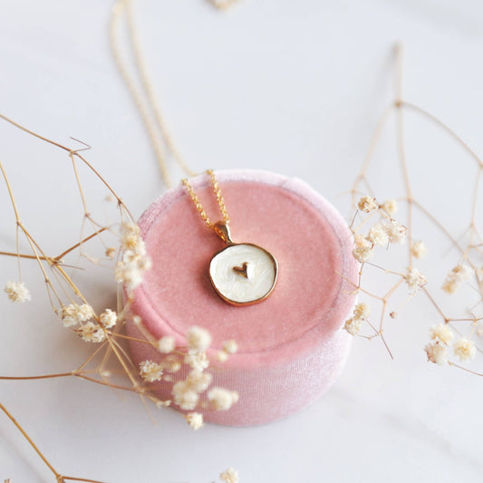 Oh So Lovely - ARIELLA, Sweet Heart Necklace, Pretty Gift for her