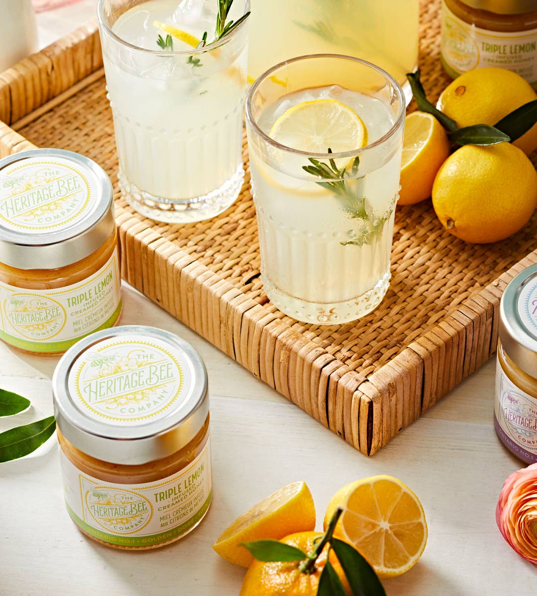 Heritage Bee Co. - Triple Lemon Creamed Honey - 300 g (10.6 oz)