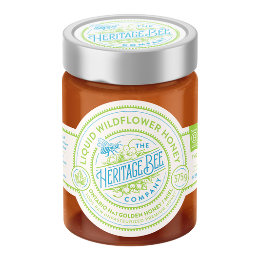 Heritage Bee Co. - Liquid Wildflower Honey - 375 g (13.2 oz)