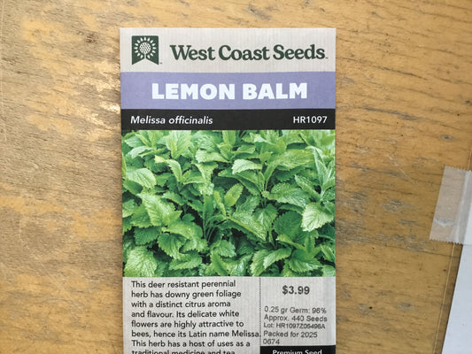 Melissa Lemon Balm
