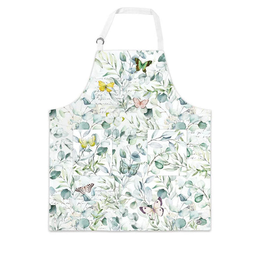 Butterfly Fields Cotton Apron