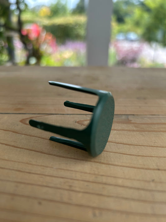 Floral Anchor Pin green plastic