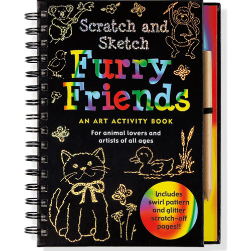 FURRY FRIENDS SCRATCH AND SKETCH