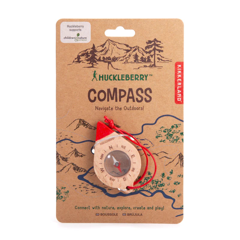 Children's Compass, Wooden Compass