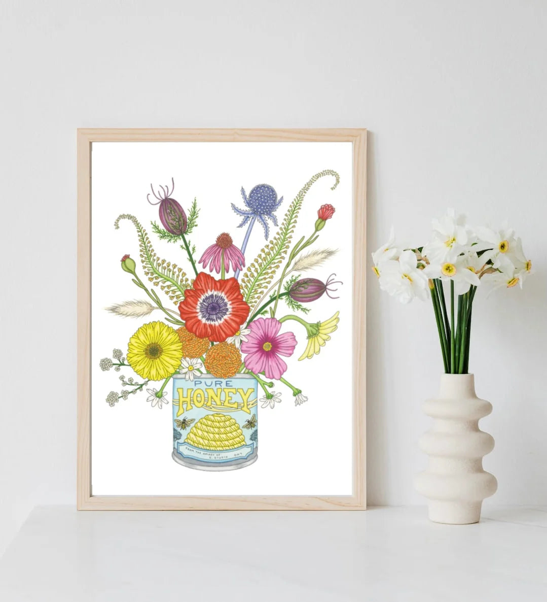 Art Print Wildflowers 8 x 10