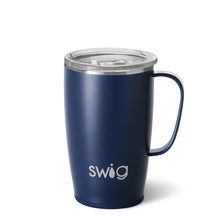 Load image into Gallery viewer, Travel Mug, 18oz, Navy, by Swig
